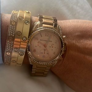 Michael Kors Ladies Blair rose gold Watch MK5263